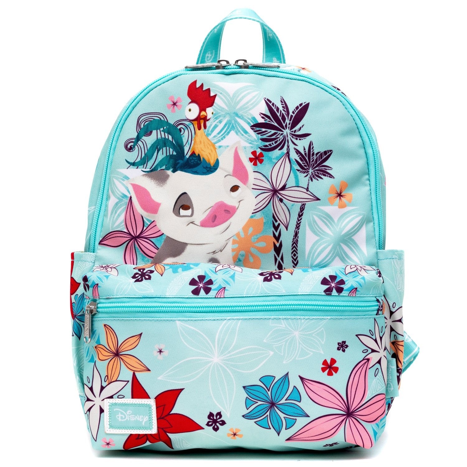 Disney Store Moana Backpack kids deals Book Bag Hei Hei Pua faux straw embroidered