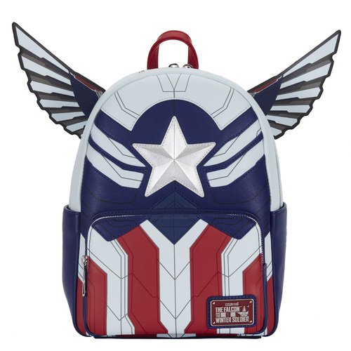 captain marvel mini backpack Loungefly Marvel Falcon Captain America Cosplay Mini Backpack