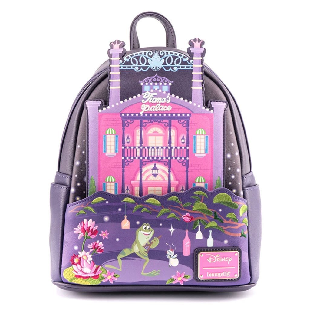 exclusive - princess tiana sequin mini backpack Loungefly Disney Princess & the Frog Tiana's Palace Castle Series Mini Backpack