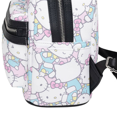 707 Street Exclusive - Loungefly Sanrio Hello Kitty Pastel Mini Backpack - Side Pocket