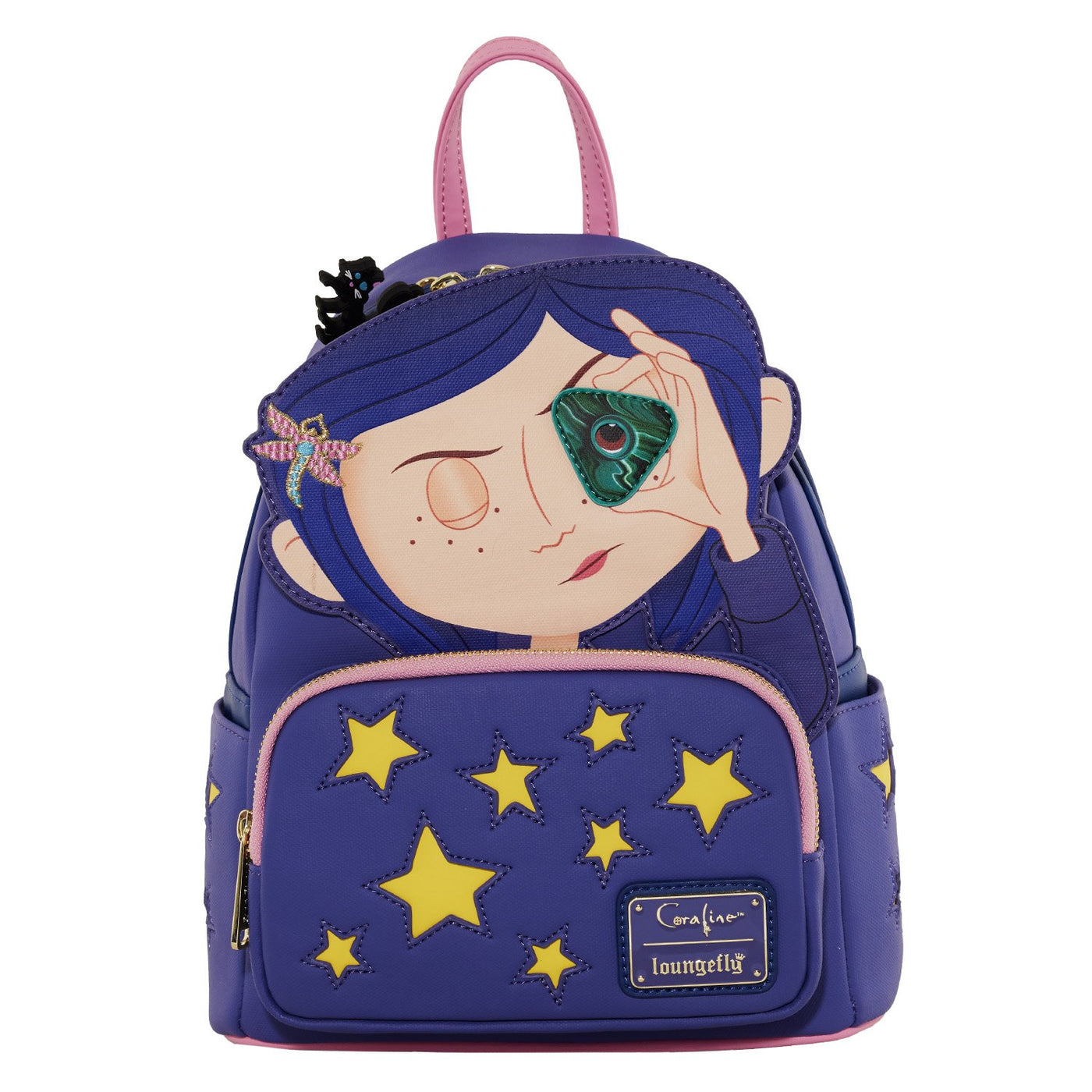 Loungefly Laika Coraline Stars Cosplay Mini Backpack - Front