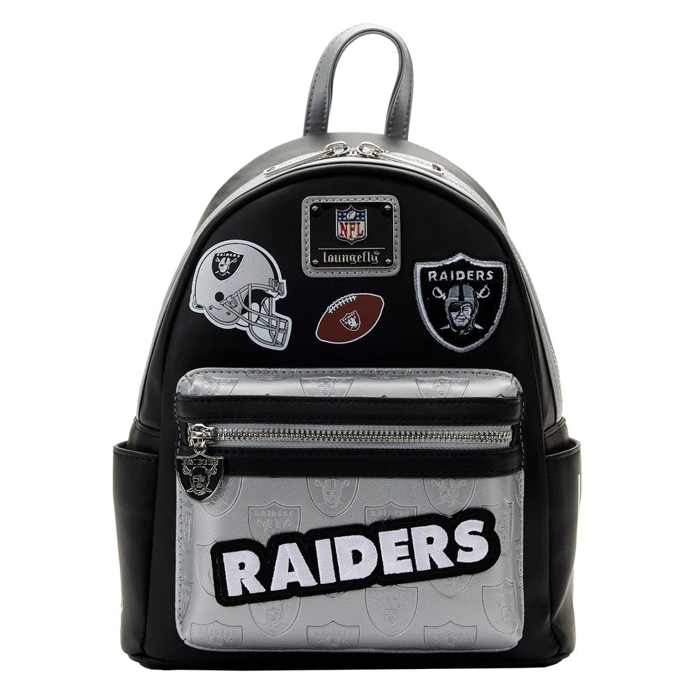 Product Detail  RAIDERS ALL OVER PRINT SILVER MINI BACKPACK