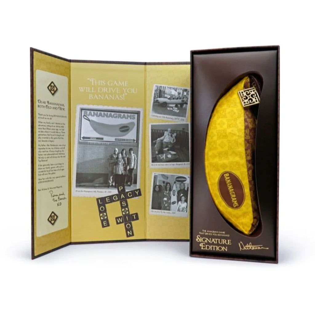 BANANAGRAMS Signature Edition Word Game - Packaging Interior