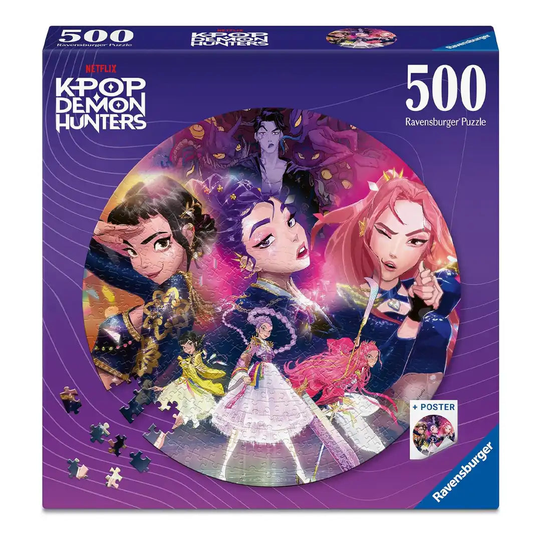 Ravensburger KPop Demon Hunters For the Fans 500 Piece Puzzle