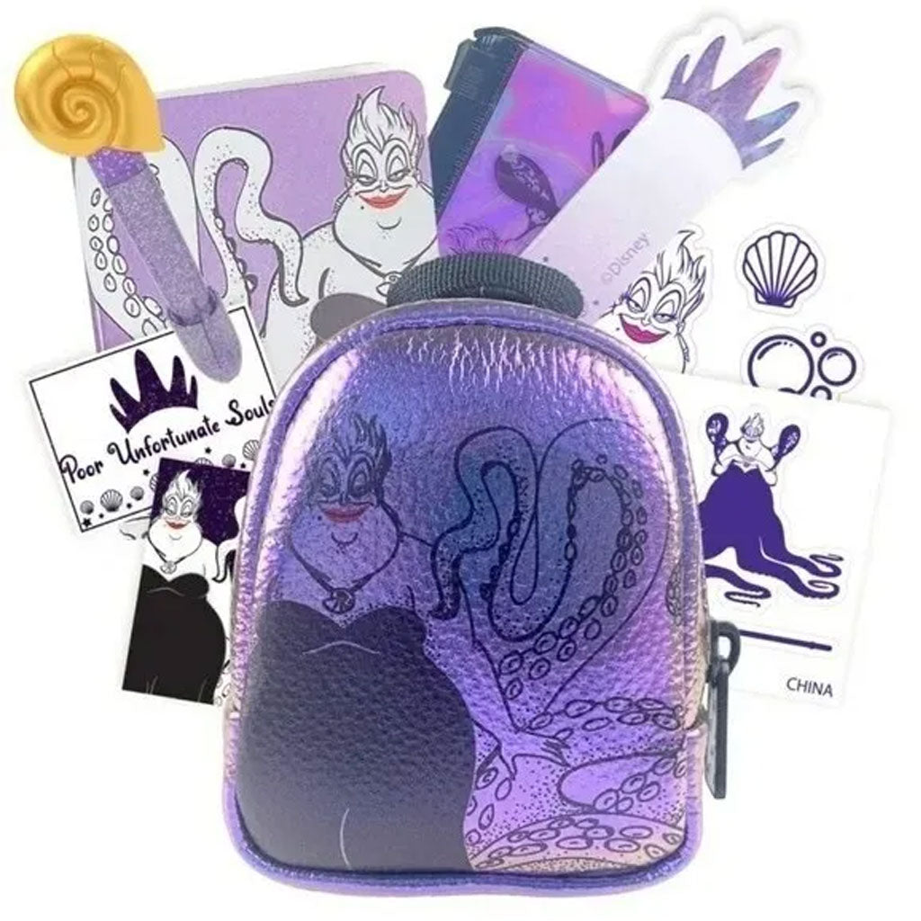 Real Littles Disney Backpacks and Handbags - Ursula