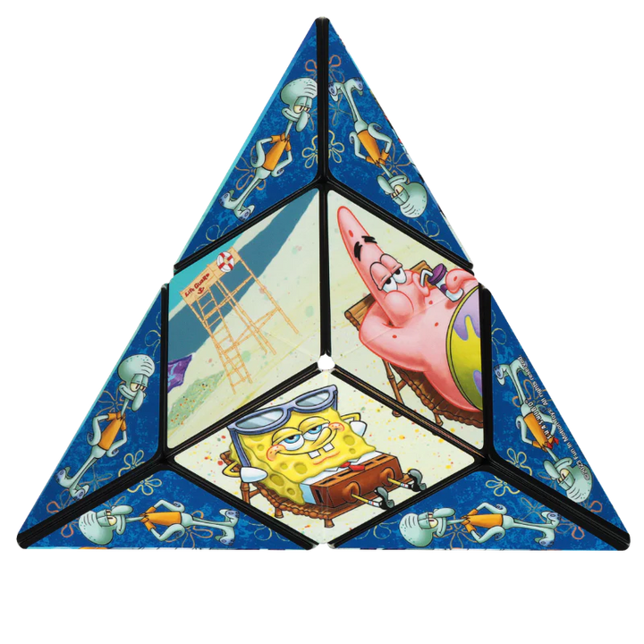 SHASHIBO Shape Shifting Fidget Cube - Nickelodeon Spongebob Squarepants Series - Shape Shift