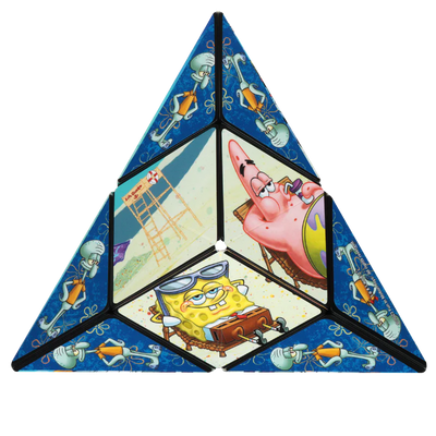 SHASHIBO Shape Shifting Fidget Cube - Nickelodeon Spongebob Squarepants Series - Shape Shift