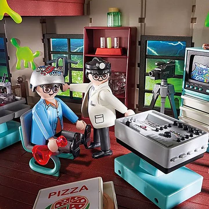 Playmobil Sony Ghostbusters 9219 Firehouse Building Set - Play Mode A