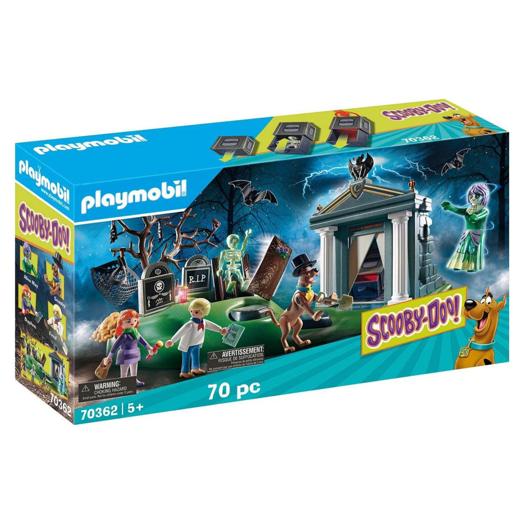 Playmobil Warner Brothers Scooby-Doo 70362 Adventure in the Cemetery Building Set - Packaging