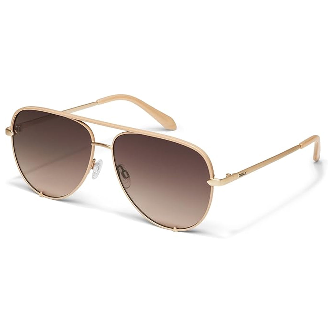 Quay Australia HIGH KEY Classic Unisex Aviator Sunglasses