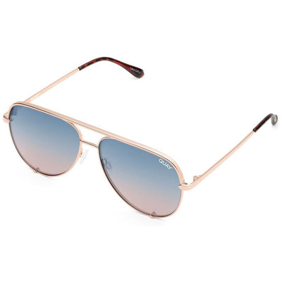 Quay Australia HIGH KEY Classic Unisex Aviator Sunglasses