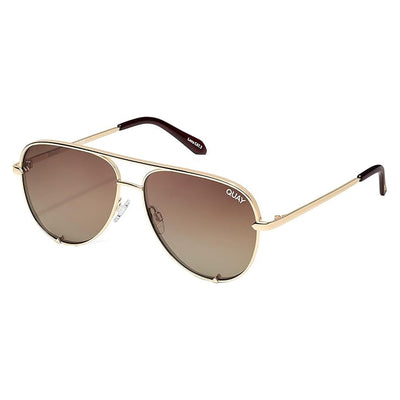 Quay Australia HIGH KEY Classic Unisex Aviator Sunglasses
