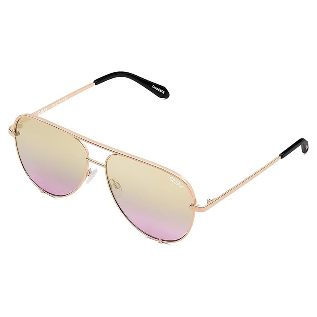 Quay Australia HIGH KEY Classic Unisex Aviator Sunglasses