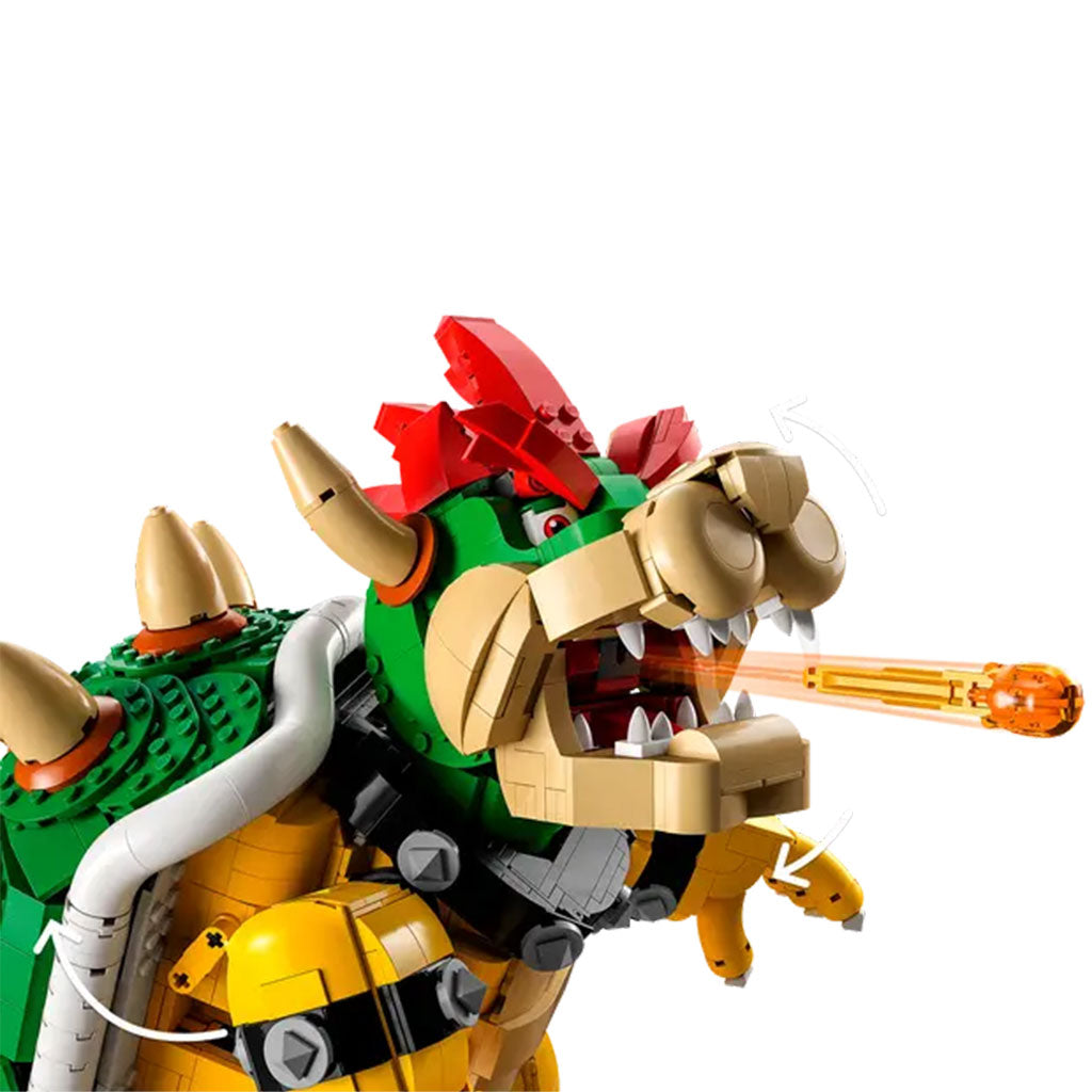 LEGO Nintendo Super Mario The Mighty Bowser Building Set (71411) - Fire Launcher
