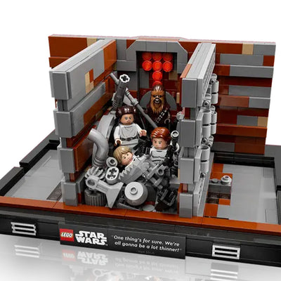 LEGO Star Wars Death Star Trash Compactor Diorama Building Set (75339) - Final Build