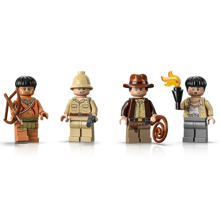 LEGO Indiana Jones Temple of the Golden Idol Building Set (77015) - Figures