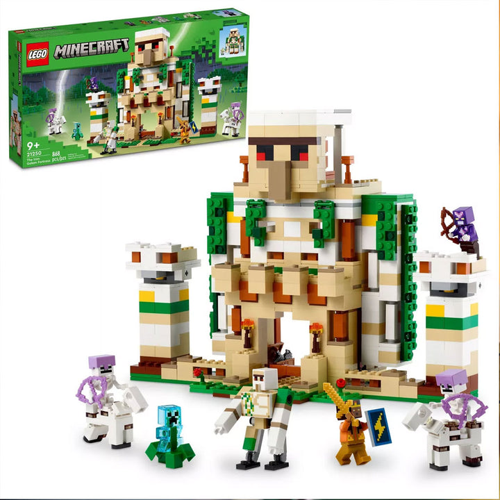 LEGO Minecraft The Iron Golem Fortress Building Set (21250) - Packaging