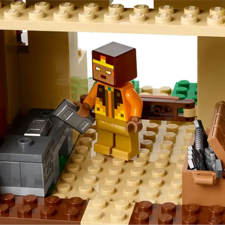 LEGO Minecraft The Iron Golem Fortress Building Set (21250) - Detail Look