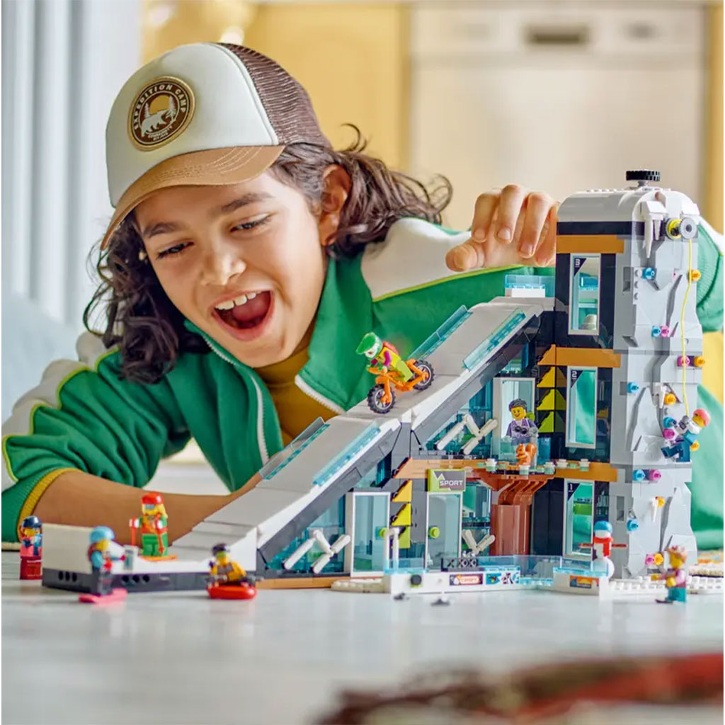 LEGO Ski and Climbing Center Building Set (60366) - Game Play