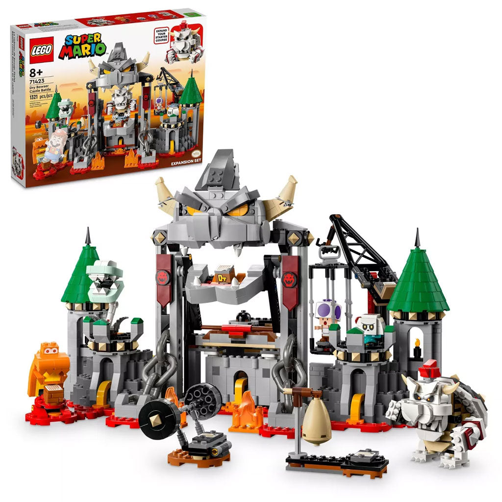 LEGO Nintendo Super Mario Dry Bowser Castle Battle Expansion Building Set (71423) - Packaging