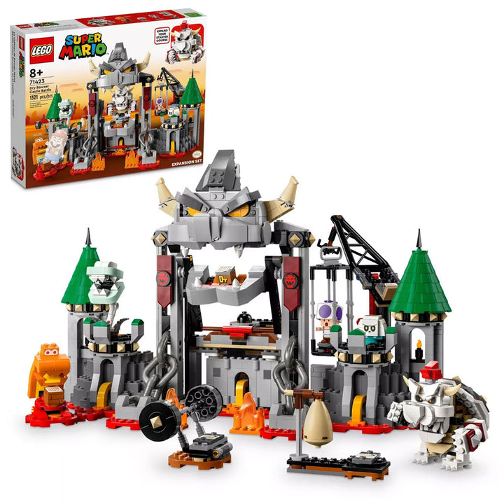 LEGO Nintendo Super Mario Dry Bowser Castle Battle Expansion Building Set (71423) - Packaging