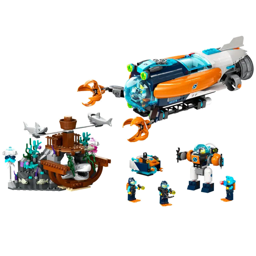 LEGO Deep-Sea Explorer Submarine Building Set (60379) - Contents