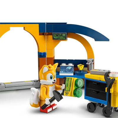 LEGO Sega Sonic Tails' Workshop and Tornado Plane Building Set (76991) - Display Scene\