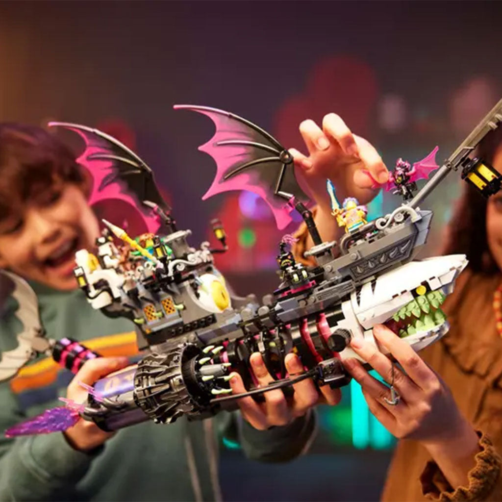 LEGO DREAMZzzz Nightmare Shark Ship Building Set (71469) - Game Play