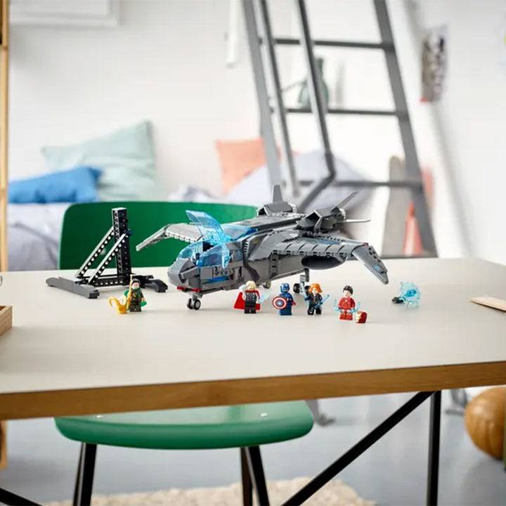 LEGO Marvel The Avengers Quinjet Building Set (76248) - Display