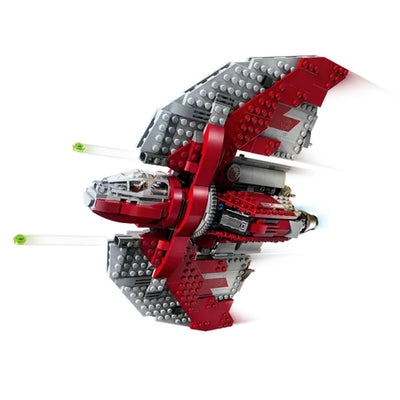 LEGO Star Wars Ahsoka Tano's T-6 Jedi Shuttle Building Set (75362) - Display