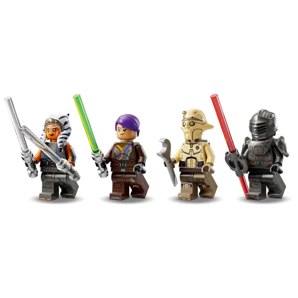 LEGO Star Wars Ahsoka Tano's T-6 Jedi Shuttle Building Set (75362) - Figures