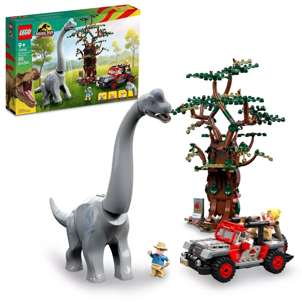 LEGO Universal Jurassic Park Brachiosaurus Discovery Building Set (76960) - Packaging