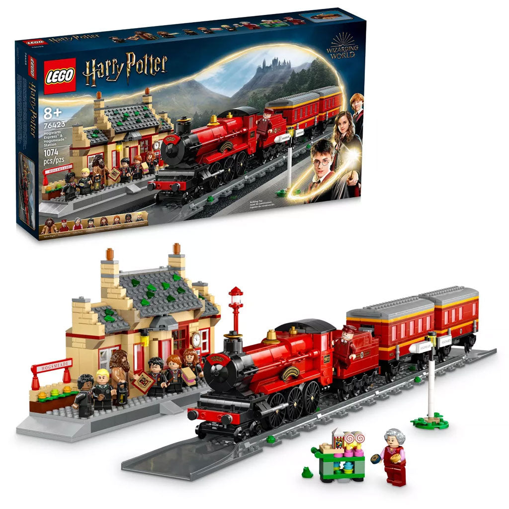 LEGO Harry Potter Hogwarts Express Train Set with Hogsmeade Station Building Set (76423) - Packaging