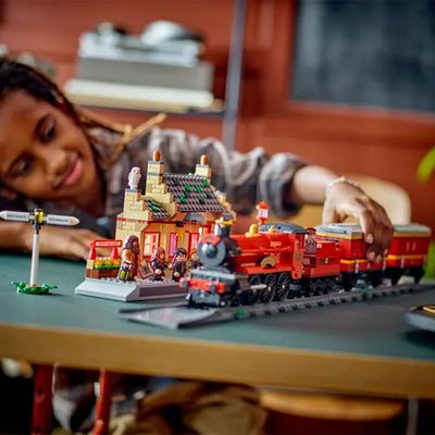 LEGO Harry Potter Hogwarts Express Train Set with Hogsmeade Station Building Set (76423) - Display
