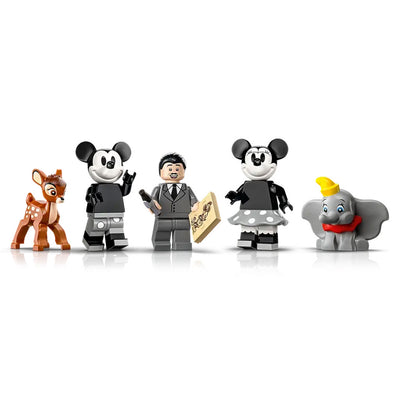 LEGO Disney Disney 100 Walt Disney Tribute Camera Building Set (43230) - Figures