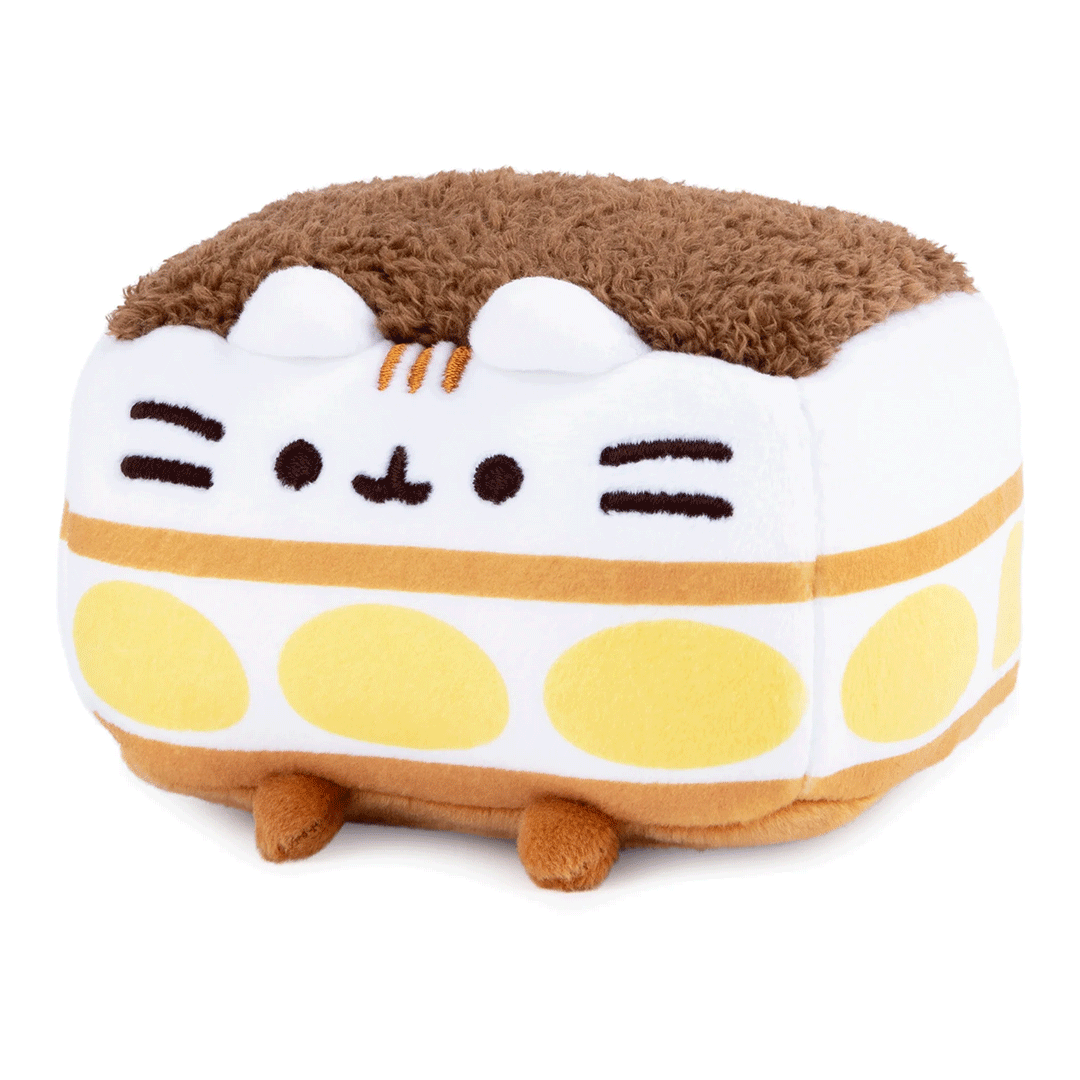 GUND Pusheen Tiramisu Squisheen 4" Plush Toy - Side of stuffed animal