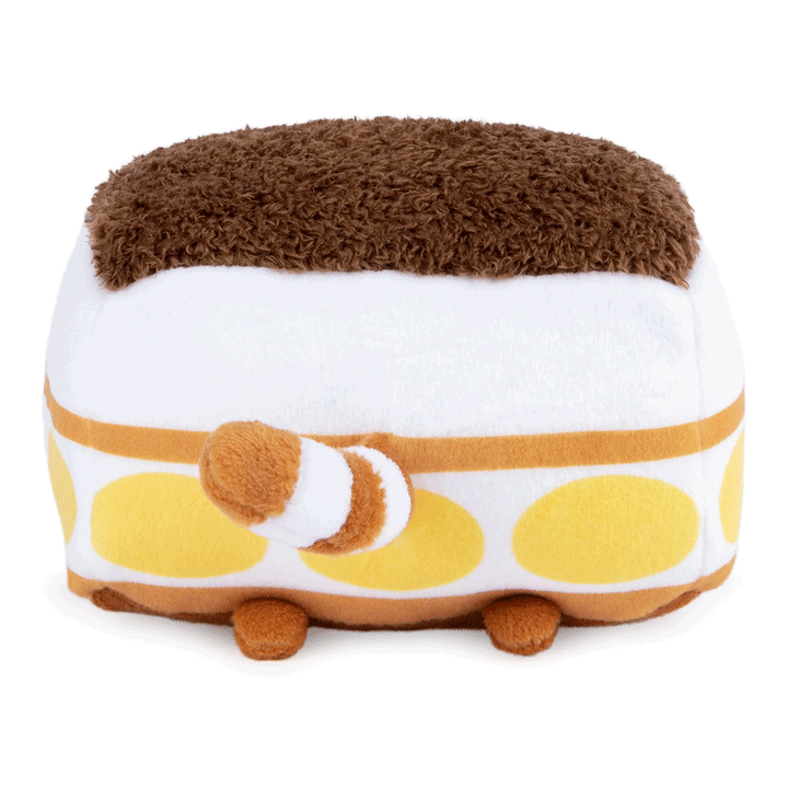 GUND Pusheen Tiramisu Squisheen 4" Plush Toy - Back of stuffed animal