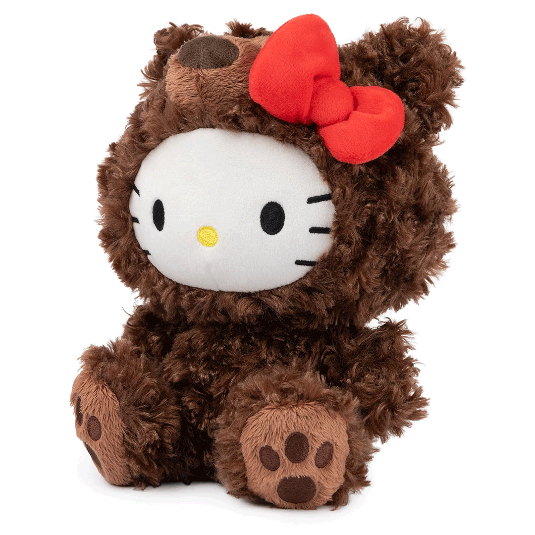 GUND Sanrio Hello Kitty Philbin Teddy Bear 10" Plush Toy - Side of stuffed animal