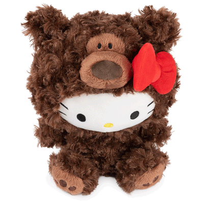 GUND Sanrio Hello Kitty Philbin Teddy Bear 10" Plush Toy - Top of stuffed animal