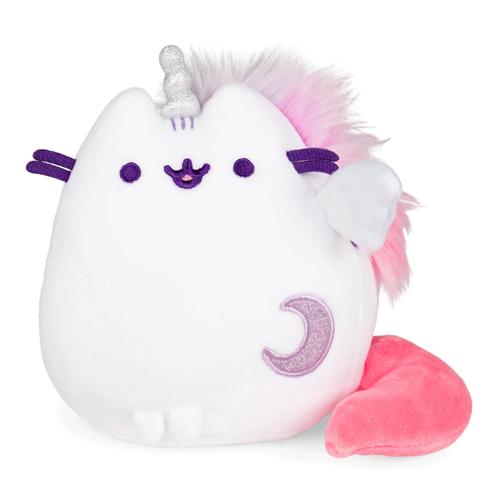 GUND Pusheen Super Pusheenicorn Squisheen 6" Plush Toy - Front of stuffed animal