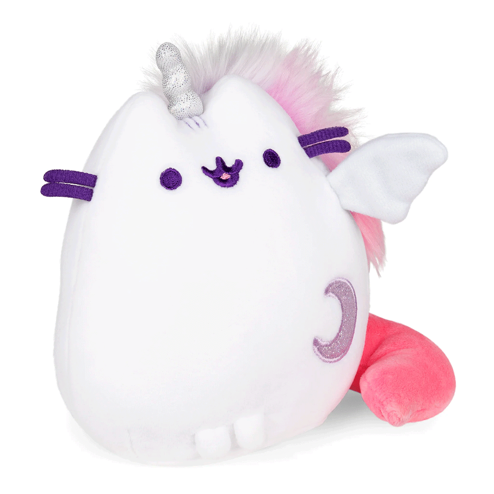 GUND Pusheen Super Pusheenicorn Squisheen 6" Plush Toy - Side of stuffed animal