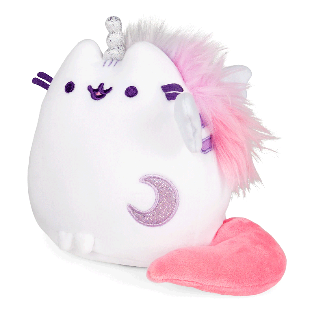 GUND Pusheen Super Pusheenicorn Squisheen 6" Plush Toy - Side of stuffed animal