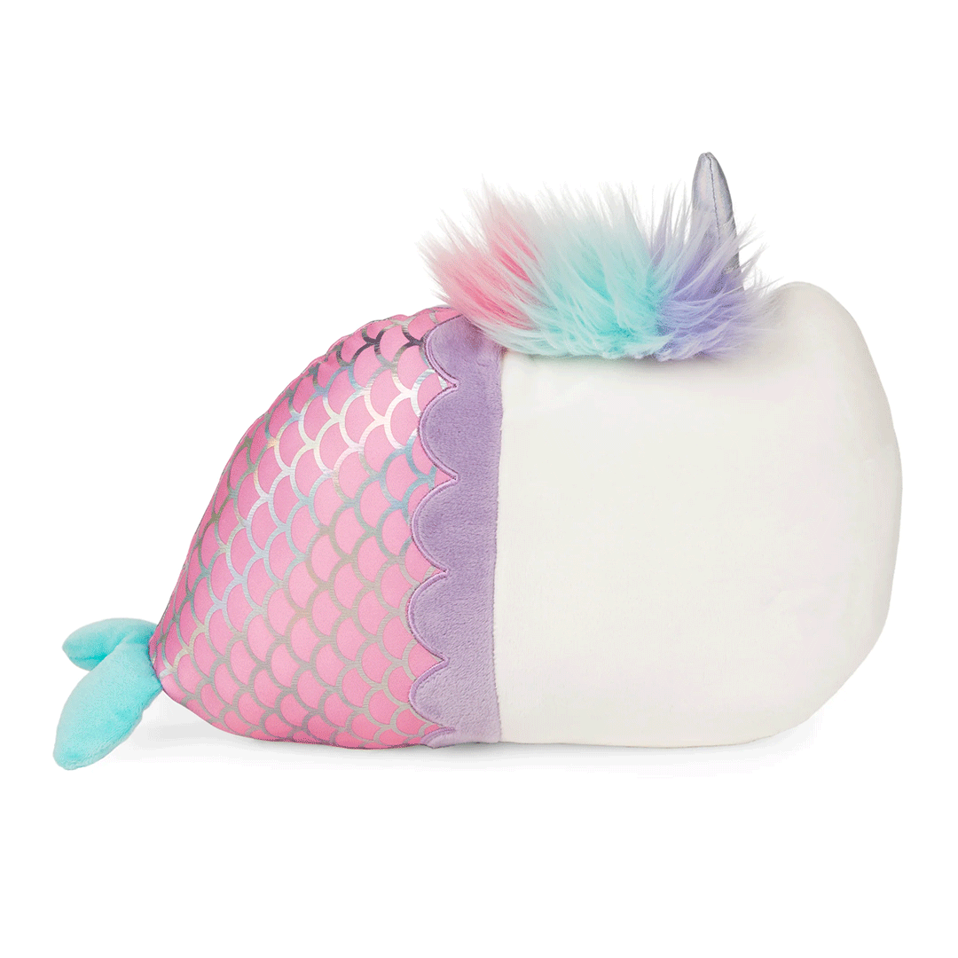 GUND Pusheen Magical Lights Light-Up Mermaid Pusheenicorn 12" Plush Toy - Back of stuffed animal