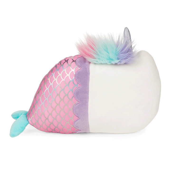 GUND Pusheen Magical Lights Light-Up Mermaid Pusheenicorn 12" Plush Toy - Back of stuffed animal