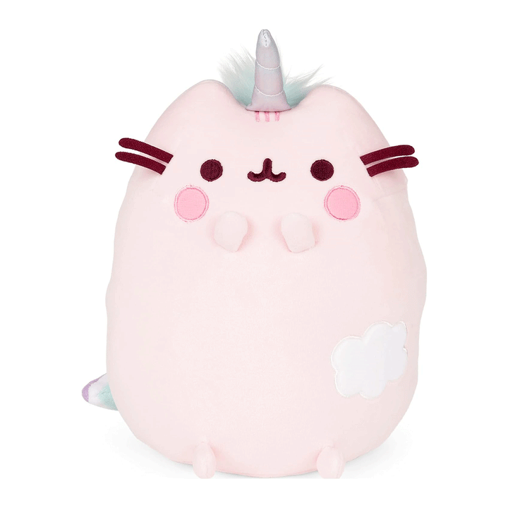GUND Pusheen Dreamy Pusheenicorn Squisheen 9.5" Plush Toy - Front of stuffed animal