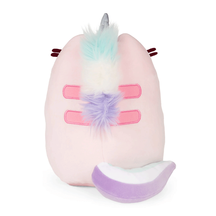 GUND Pusheen Dreamy Pusheenicorn Squisheen 9.5" Plush Toy - Back of stuffed animal