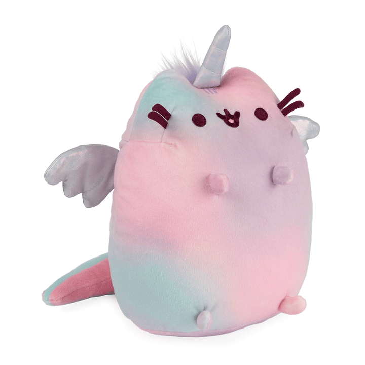 GUND Pusheen Magic Swirl Pusheenicorn 9.5" Plush Toy - Side of stuffed animal
