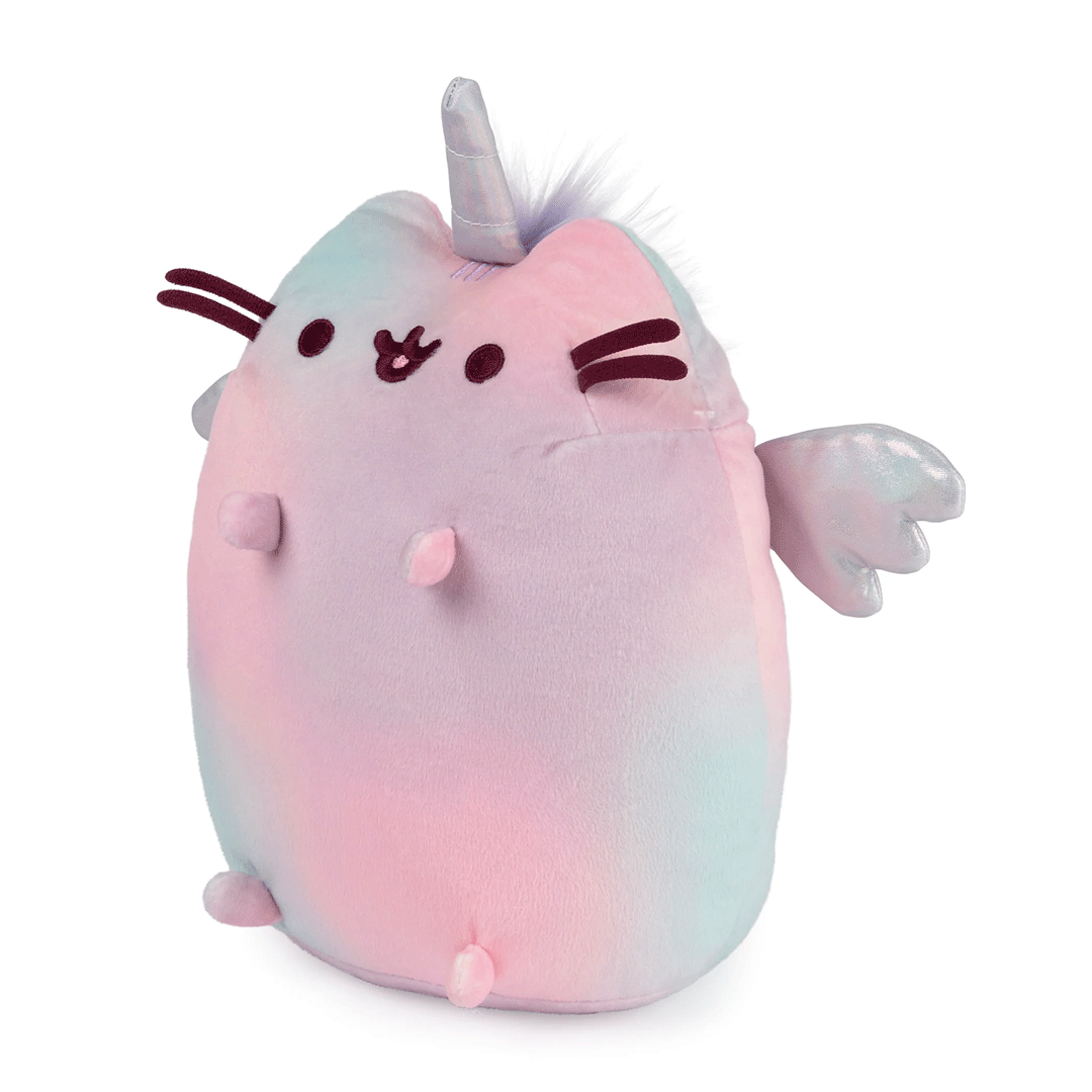 GUND Pusheen Magic Swirl Pusheenicorn 9.5" Plush Toy - Side of stuffed animal