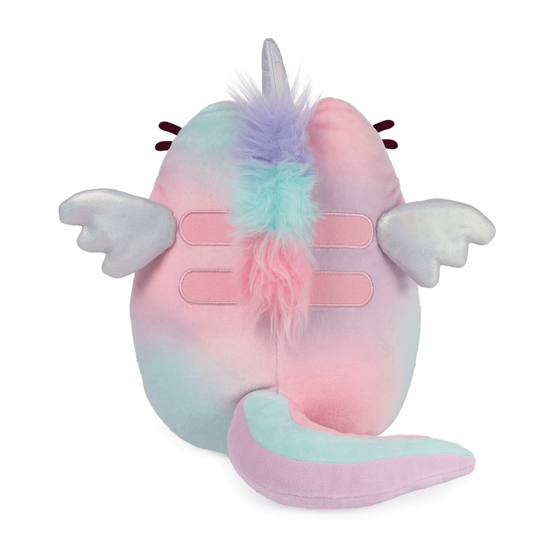 GUND Pusheen Magic Swirl Pusheenicorn 9.5" Plush Toy - Back of stuffed animal