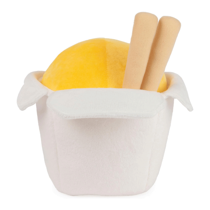 GUND Sanrio Gudetama Takeout Container 9.5" Plush Toy - Back of stuffed animal